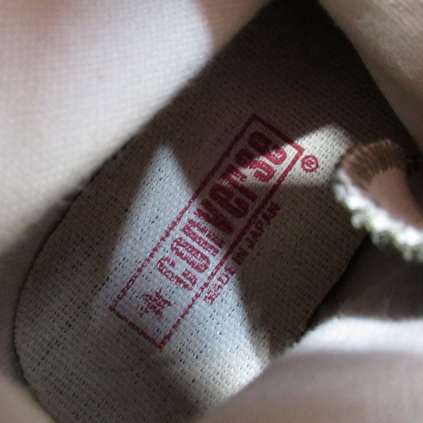 実際に弊社で買取させて頂いたCONVERSE/コンバース 日本製 ALL STAR/オールスター ハイカットスニーカー カーキ/7.5の画像 6枚目