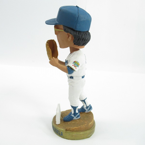 実際に弊社で買取させて頂いたロサンゼルス・ドジャース ドジャースタジアム 50周年 #34 フェルナンド・バレンズエラ ボブルヘッドフィギュア/首振り人形の画像 2枚目