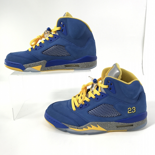 実際に弊社で買取させて頂いたNIKE/ナイキ AIR JORDAN 5 LANEY JSP/エアジョーダン5 レイニー CD2720-400/28の画像 3枚目