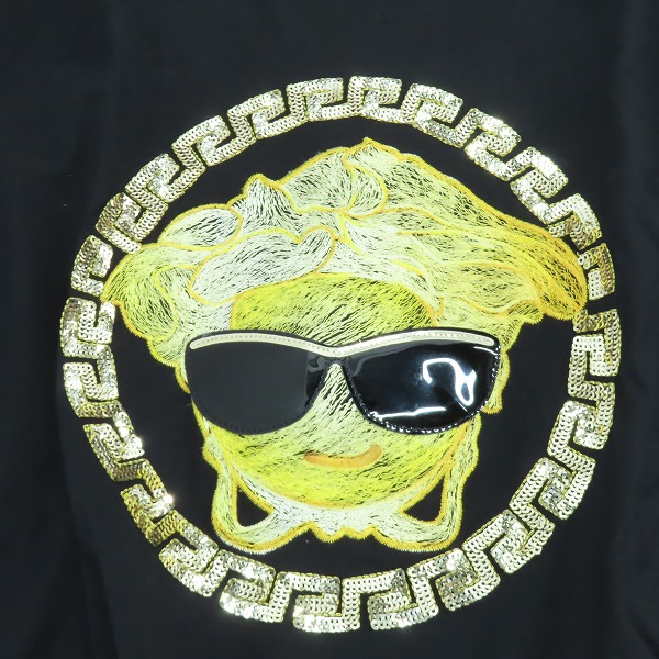 実際に弊社で買取させて頂いた【JPタグ】VERSACE/ヴェルサーチ メデューサ刺繍 半袖 Tシャツ A73952/Sの画像 6枚目