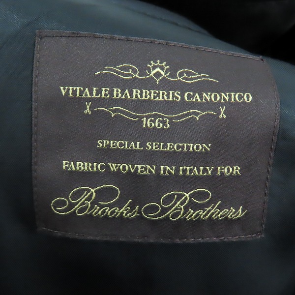 実際に弊社で買取させて頂いた【未使用】Brooks brothers/ブルックスブラザーズ REGENT FIT/リージェント フィット スーツ セットアップ 42REG 36W/36Wの画像 3枚目