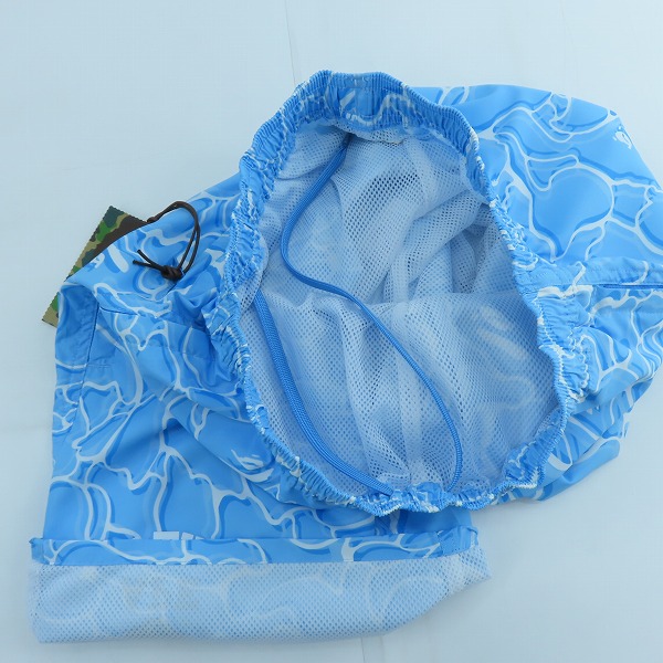 実際に弊社で買取させて頂いた【未使用含む】A BATHING APE/アベイジングエイプ ABC SEA SURFACE CAMO OPEN COLLAR SS SHIRT/ハーフパンツ/セットアップ/Sの画像 4枚目