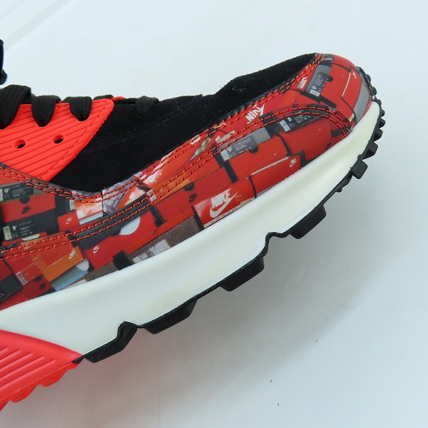 実際に弊社で買取させて頂いたNIKE×atmos/ナイキ×アトモス AIR MAX 90 PRNT WE LOVE NIKE/エアマックス90 プリント AQ0926-001/28.0の画像 6枚目