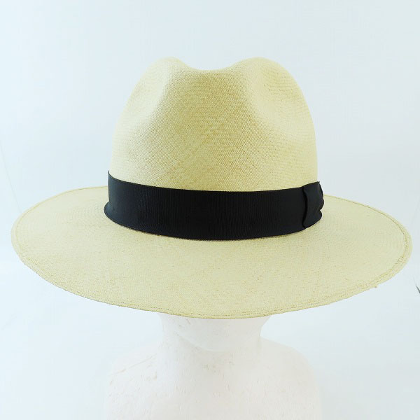 実際に弊社で買取させて頂いたBorsalino/ボルサリーノ 中折れ パナマハット ストローハット 141118-7142の画像 1枚目