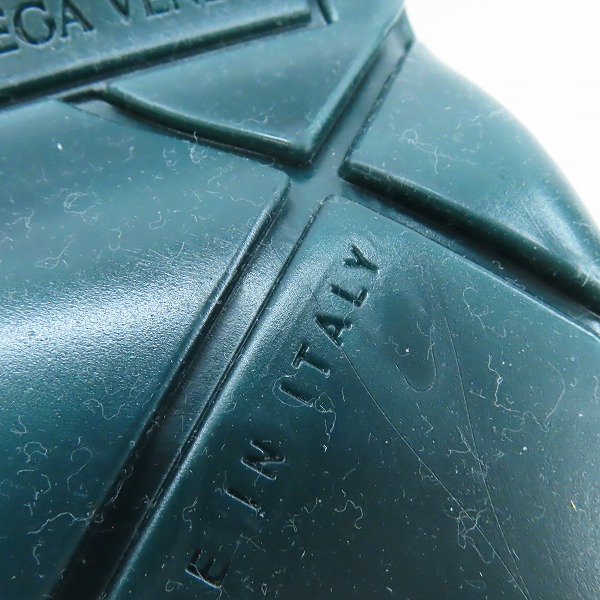 実際に弊社で買取させて頂いたBOTTEGA VENETA/ボッテガヴェネタ パドル ロングブーツ ダークグリーン/42の画像 7枚目