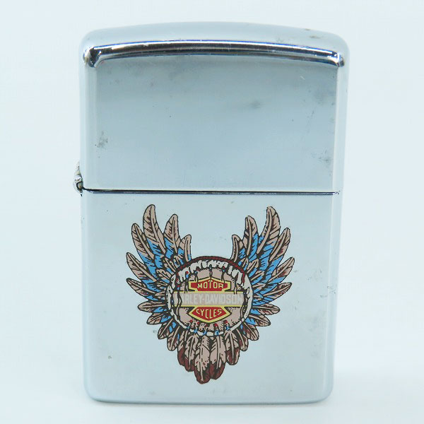 実際に弊社で買取させて頂いたZIPPO/ジッポー HARLEY DAVIDSON/ハーレーダビッドソン インディアンロゴ 1993年製