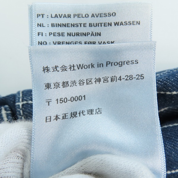 実際に弊社で買取させて頂いたCarhartt WIP/カーハート ORLEAN PANT ストライプデニムパンツ I032964 32 の画像 5枚目