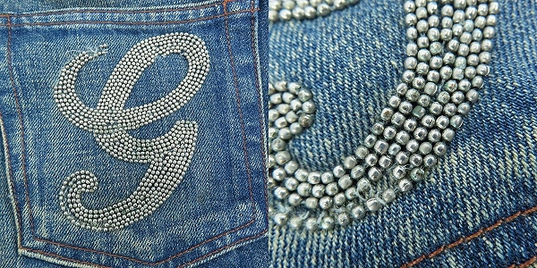 実際に弊社で買取させて頂いたGUCCI/グッチ デニムパンツ ジーンズ インディゴ 50の画像 9枚目