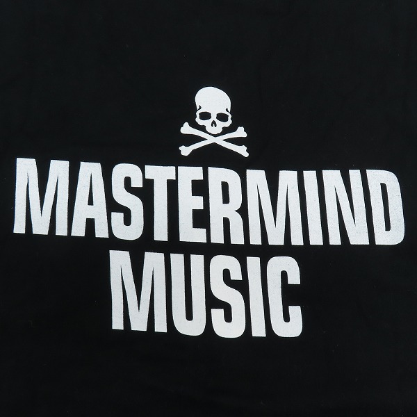 実際に弊社で買取させて頂いたmastermind JAPAN/マスターマインド NO MUSIC NO FASHION Tシャツ MMM-TS01/XLの画像 5枚目