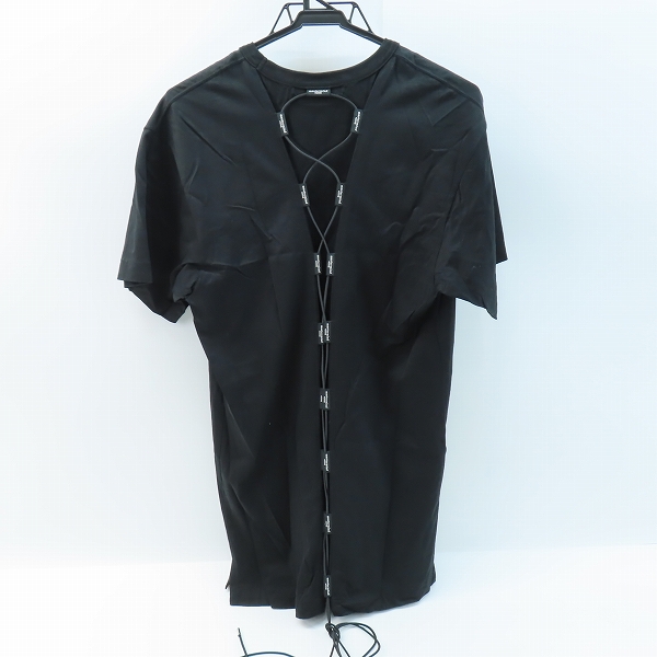 実際に弊社で買取させて頂いたmastermind HOMME ×A-GIRL'S/マスターマインド ×エイガールズ 編み込みＴシャツ 16SSMM-TS56-015/Sの画像 1枚目