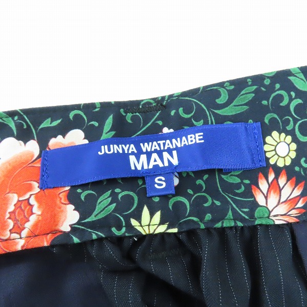 実際に弊社で買取させて頂いたJUNYA WATANABE MAN COMME des GARCONS/ジュンヤワタナベ コムデギャルソン クロップド スラックス/トラウザーパンツ WI-P015/Sの画像 3枚目