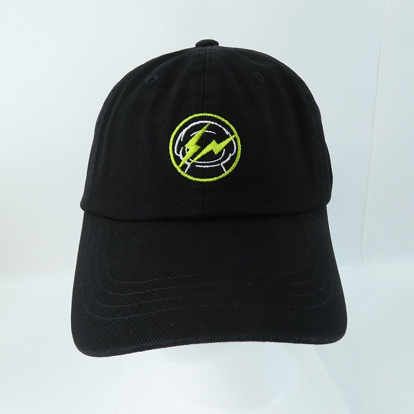 実際に弊社で買取させて頂いた(2)【未使用】FRAGMENT DESIGN フラグメントデザイン ×BT21 BT21FRGMT CAP COOKY ブラック×イエローの画像 1枚目