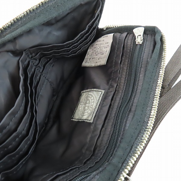 実際に弊社で買取させて頂いたPorter Classic/ポータークラシック SUPER NYLON WALLET POUCH/ショルダーウォレットポーチ PC-015-803の画像 4枚目