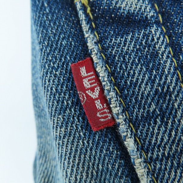 実際に弊社で買取させて頂いたLEVI’S/リーバイス 503B-XX 98年製 復刻 デニムパンツ W33/L36の画像 4枚目