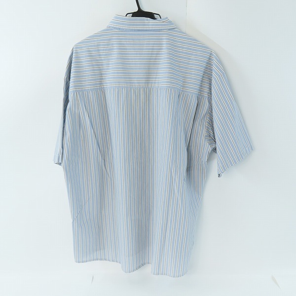 実際に弊社で買取させて頂いたEvisen skateboards/エビセンスケートボード ストライプ 半袖シャツ/Lの画像 1枚目