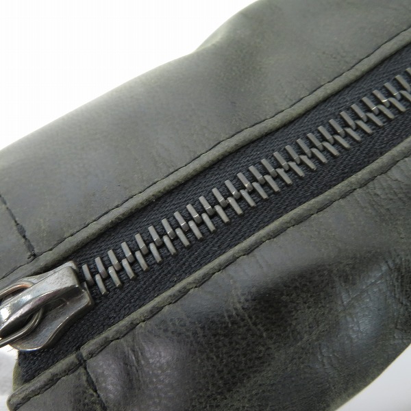 実際に弊社で買取させて頂いたISAMU KATAYAMA BACKLASH/イサムカタヤマバックラッシュ 山羊革/ゴートレザー ダウンジャケット 1216-02/2の画像 5枚目