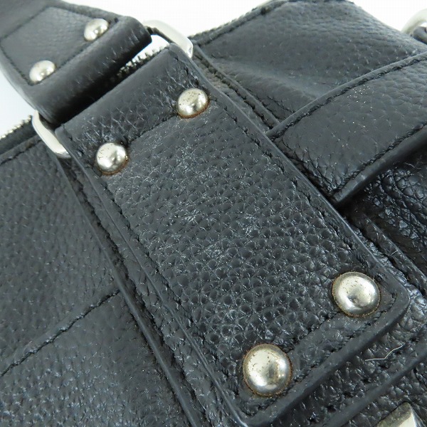 実際に弊社で買取させて頂いたRoen/ロエン レザー スタッズ ハンドバッグ/トートバッグの画像 8枚目
