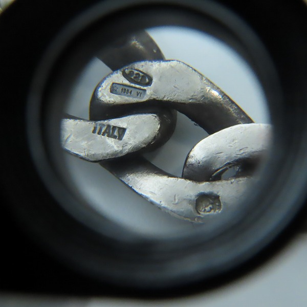 実際に弊社で買取させて頂いたMartin Margiela/マルタンマルジェラ IDブレスレット シルバー SI8UY0004の画像 8枚目