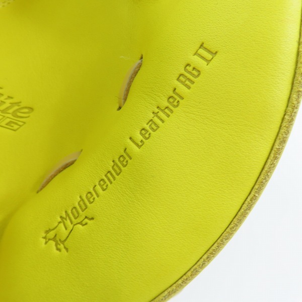 実際に弊社で買取させて頂いた【未使用】MIZUNO/ミズノ ジュニア 少年軟式用グラブ 捕手用/キャッチャー 野球グローブ グローバルエリート 號SAKEBI M-R型 の画像 4枚目