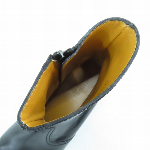 実際に弊社で買取させて頂いたGUCCI/グッチ ジップアップ ブーツ 271295/10の画像 4枚目