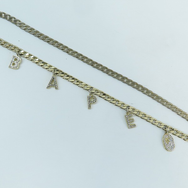 実際に弊社で買取させて頂いたA BATHING APE/アベイシングエイプ BAPE BELLY CHAIN ベリーチェーンの画像 1枚目