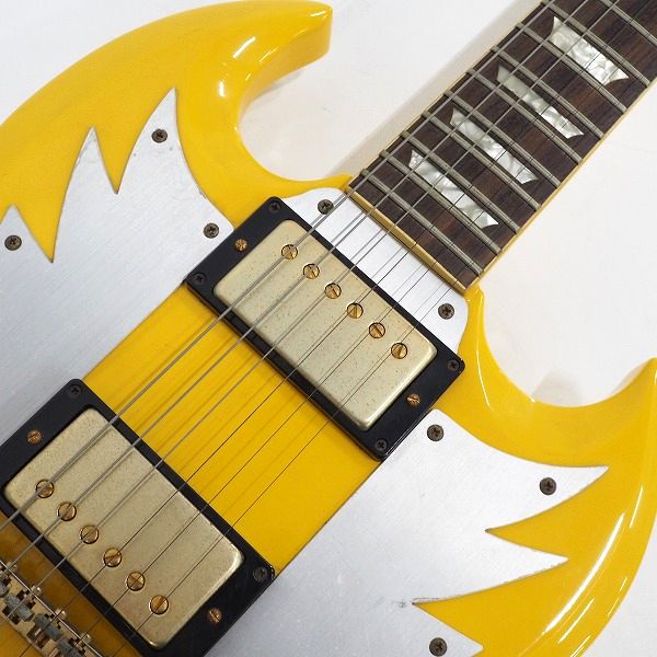 実際に弊社で買取させて頂いた★【難有り】Burny/バーニーSG-90P AURA 竜巻 PIEモデル エレキギターの画像 4枚目