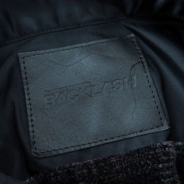 実際に弊社で買取させて頂いたISAMUKATAYAMA BACKLASH/バックラッシュ レーヨン 切替 チェックシャツ 1542-01/Mの画像 2枚目