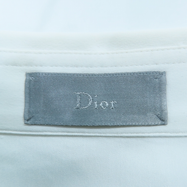 実際に弊社で買取させて頂いた【JPタグ】DIOR HOMME/ディオールオム アトリエロゴライン入り 長袖シャツ 863C563A1223/40の画像 2枚目
