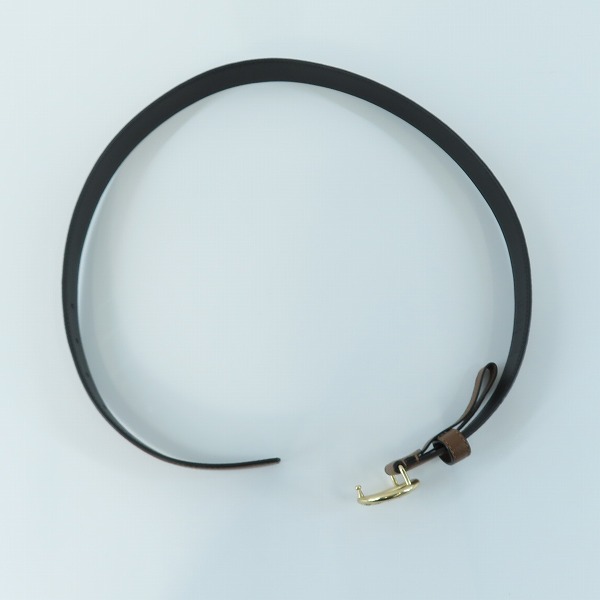 実際に弊社で買取させて頂いたCOACH/コーチ ロゴバックル レザーベルト 78181/Sの画像 6枚目