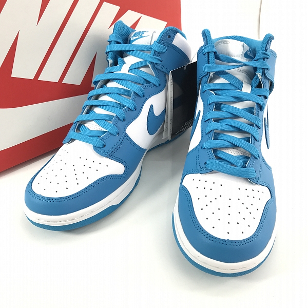 実際に弊社で買取させて頂いた【未使用】NIKE/ナイキ DUNK HI RETRO/ダンクハイ チャンピオンシップ ブルー DD1399-400/27.5