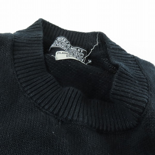実際に弊社で買取させて頂いたHYSTERIC GLAMOUR/ヒステリックグラマー フロント ロゴ 長袖 ニットシャツ 02213NS01/Mの画像 6枚目