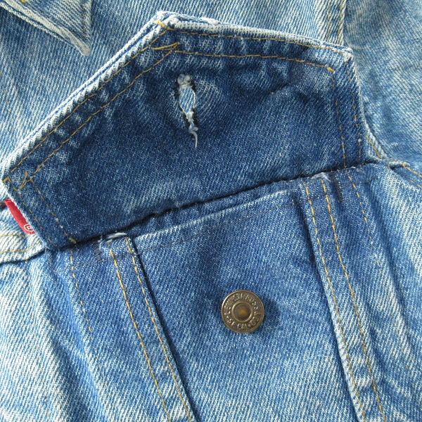 実際に弊社で買取させて頂いたLevi's/リーバイス ボタン裏刻印1/ヴィンテージ デニムジャケット/Gジャン 70505-0213/40の画像 5枚目