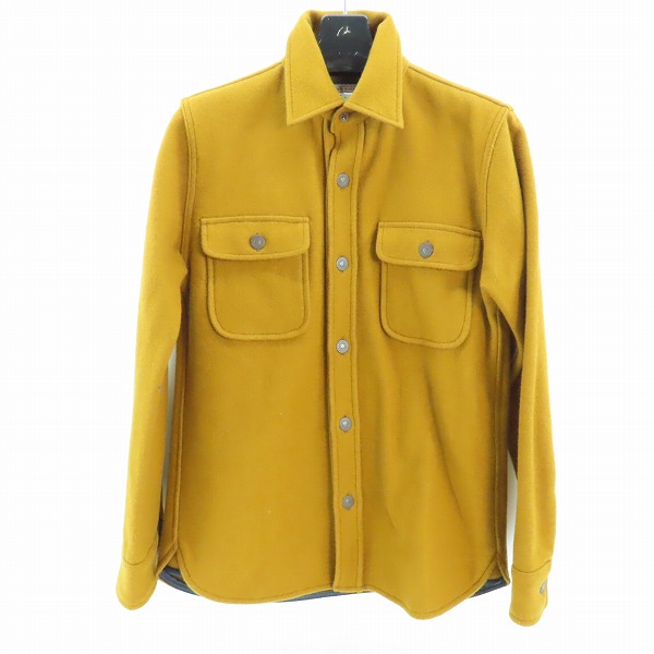 実際に弊社で買取させて頂いたHOLLYWOOD RANCH MARKET/ハリウッドランチマーケット ウール混 バックプリント CPOシャツジャケット ST1240SP /2