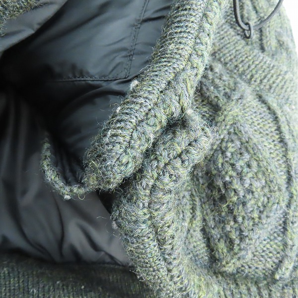 実際に弊社で買取させて頂いたMIHARA YASUHIRO/ミハラヤスヒロ ケーブルニットベスト/Sの画像 6枚目