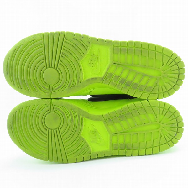 実際に弊社で買取させて頂いたNIKE×AMBUSH/ナイキ×アンブッシュ DUNK HIGH "FLASH LIME" ダンクハイ フラッシュライム CU7544-300 25.5の画像 2枚目