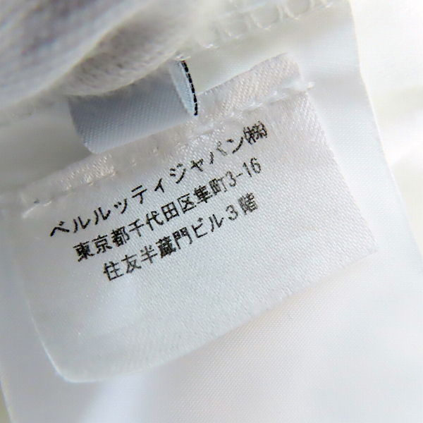 実際に弊社で買取させて頂いた【JPタグ】BERLUTI/ベルルッティ フロントロゴパッチ Tシャツ 半袖Tシャツ R15JRS29JA/XLの画像 4枚目