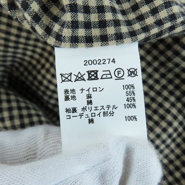実際に弊社で買取させて頂いたBarbour/バブアー SHIPS別注 BEDAILE ナイロンジャケット 2002274/36の画像 4枚目