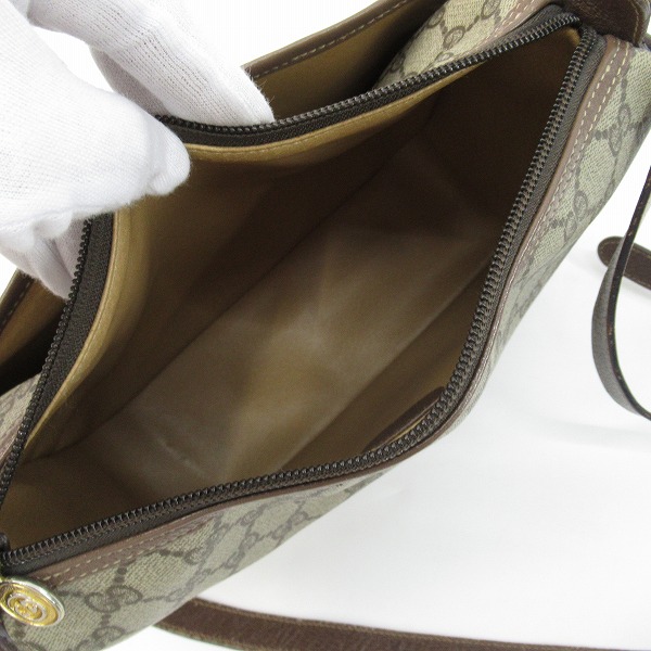 実際に弊社で買取させて頂いたGUCCI/グッチ GG キャンバス ショルダーバッグ/ミニバッグの画像 4枚目