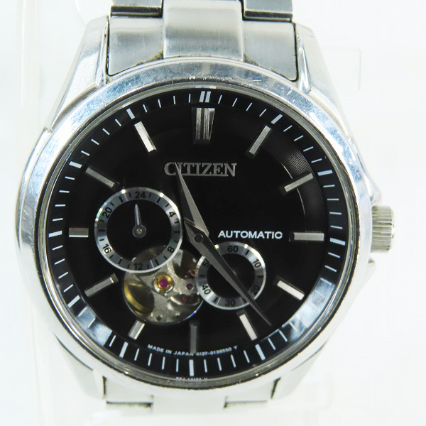実際に弊社で買取させて頂いたCITIZEN/シチズン メカニカル シースルーバック 自動巻 腕時計