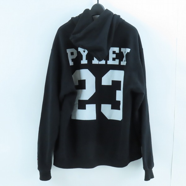 実際に弊社で買取させて頂いたChampion×PYREX VISION/チャンピオン×パイレックス ビジョン フーディ プリントパーカー/Lの画像 1枚目
