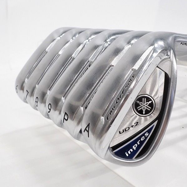 実際に弊社で買取させて頂いたYAMAHA/ヤマハ inpres UD+2 FORGED/インプレス フォージド アイアン #6～9,P,Aw 6本セット MX-519i FLEX:SR