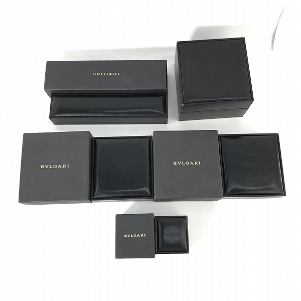 実際に弊社で買取させて頂いた【おまとめ】BVLGARI/ブルガリ ジュエリーケース/空箱/ネックレス用/時計用/リング用 等 