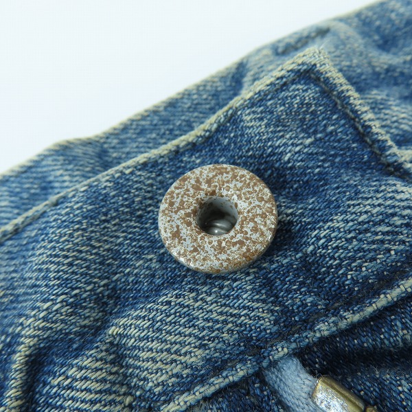 実際に弊社で買取させて頂いたISAMU KATAYAMA BACKLASH/バックラッシュ クラッシュデニムブーツカット 1308-03 M の画像 5枚目