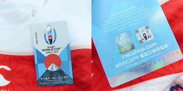 実際に弊社で買取させて頂いた【未使用】canterbury/カンタベリー RWC 2019 JAPAN 1000着限定 ラグビー日本代表 オーセンティックジャージ VWR39580/Lの画像 5枚目