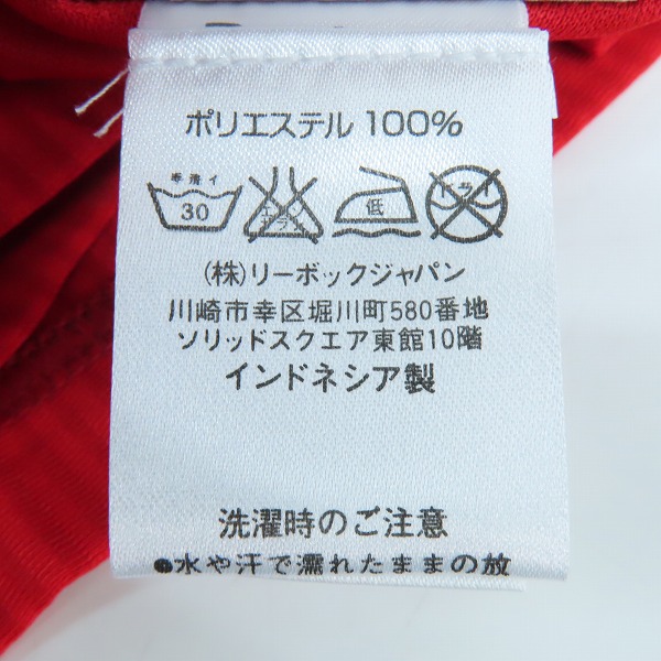 実際に弊社で買取させて頂いたReebok/リーボック 02/04 リヴァプール FC オーセンティック ユニフォーム Lの画像 3枚目
