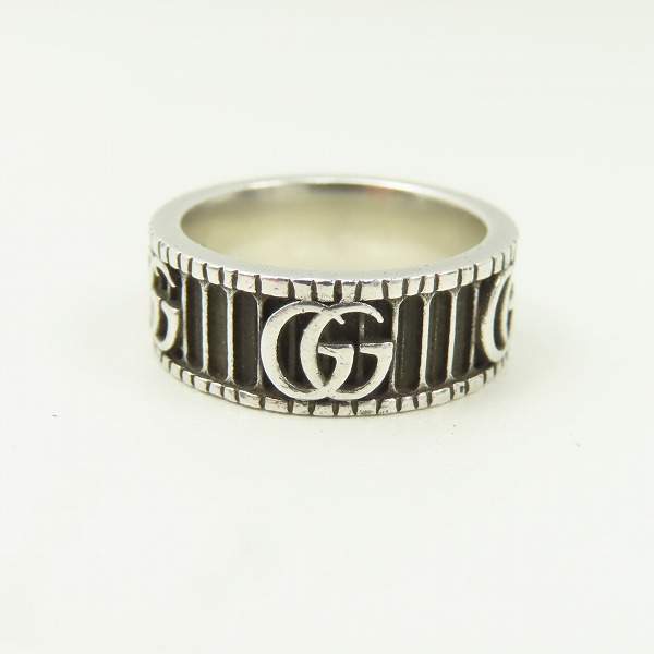 実際に弊社で買取させて頂いたGUCCI/グッチ ダブルG シルバー リング 551899 J8400 0811/10号の画像 1枚目