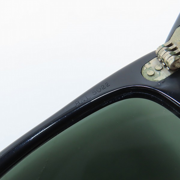実際に弊社で買取させて頂いた(2)Ray-Ban/レイバン B&L/ボシュロム社製 WAYFARER ウェイファーラー サングラスの画像 6枚目