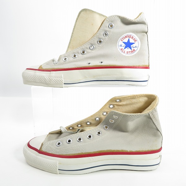 実際に弊社で買取させて頂いたCONVERSE/コンバース 80s ヴィンテージ/ビンテージ USA製/銀箱 ALL STAR/オールスター スニーカー 1-9615/7の画像 3枚目