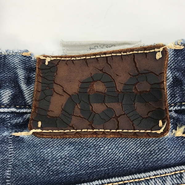 実際に弊社で買取させて頂いたLEE×THE REAL McCOY'S/リー×リアルマッコイズ センター赤タグ デニムパンツ Lot:101-B 97111-89/34×34の画像 2枚目