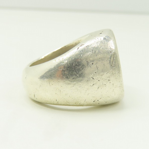 実際に弊社で買取させて頂いた【証明書付き】Gaboratory/ガボラトリー G&CROWN LARGE SIGNET RING/G&クラウン ラージシグネットリング 155-A/18号の画像 4枚目